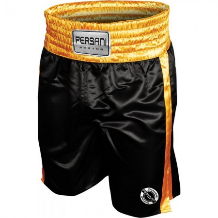 Σόρτς πυγμαχίας 1402 Boxing Trunks σε μαυρο  χρυσο χρώμα