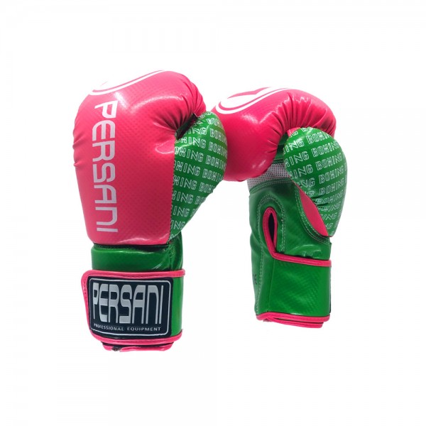 Γάντια Πυγμαχίας & Kick Boxing Carbon Persani Ροζ - Πράσινο