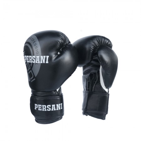 Γάντια Πυγμαχίας & Kick Boxing Persani σε μαύρο χρώμα