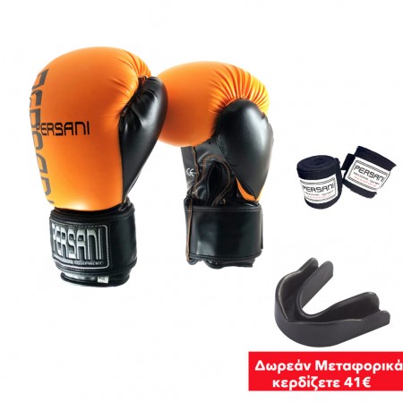 Γάντια Πυγμαχίας & Kick Boxing Για Sparring Persani σε πορτοκαλί χρώμα