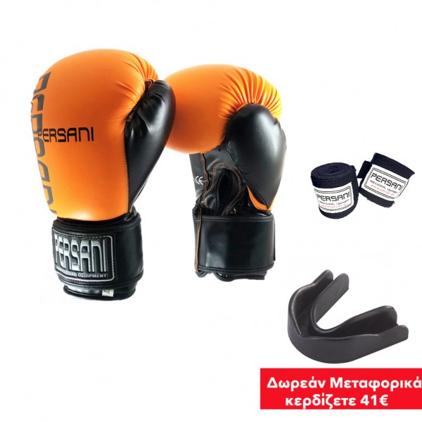 Γάντια Πυγμαχίας & Kick Boxing Για Sparring Persani σε πορτοκαλί χρώμα