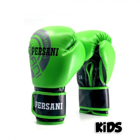 Γάντια Πυγμαχίας & Kick Boxing Persani Neon πράσινο χρώμα kids