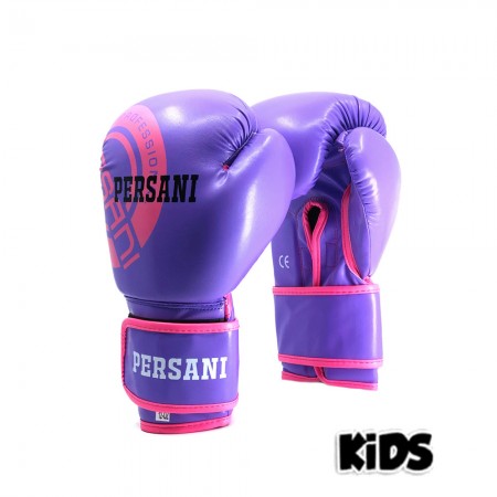 Γάντια Πυγμαχίας & Kick Boxing Persani Neon μωβ χρώμα kids